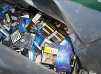 Illegal vape cache found in Abergavenny