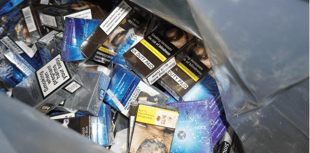 Illegal vape cache found in Abergavenny