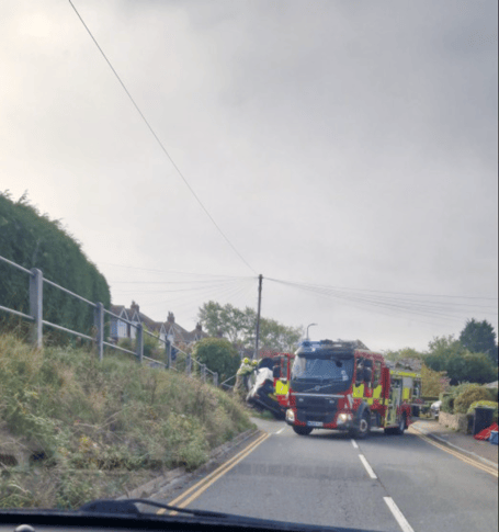 Collision on Hereford Road in Monmouth 