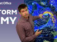 Storm Amy wings in with heavy wind and rain