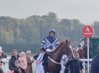 Sam celebrates Champion Hurdle success at first Welsh Racing Festival