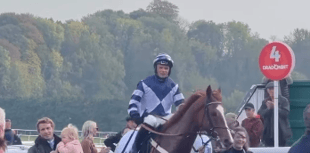 Sam celebrates Champion Hurdle success at first Welsh Racing Festival