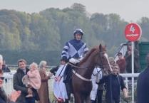 Sam celebrates Champion Hurdle success at first Welsh Racing Festival