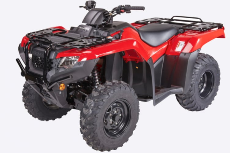 Paul Marsden was using a Honda quad bike when the accident happened.  File photo