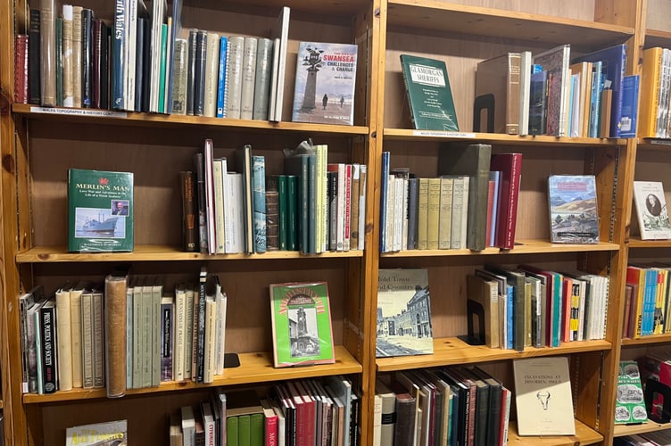 Books in Tintern shop