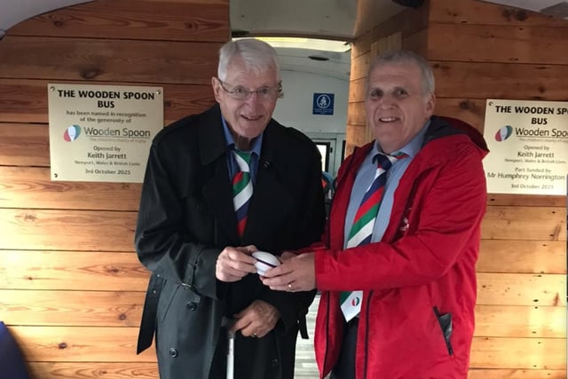 Rugby legend Keith Jarrett opens children's hub