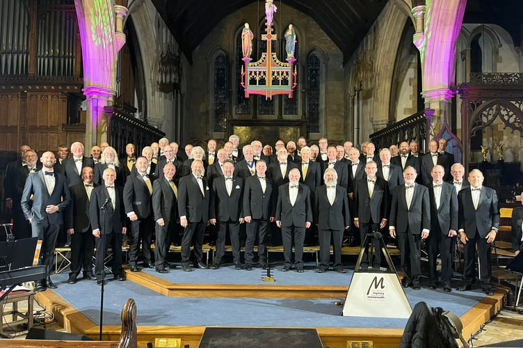 Monmouth Male Voice Choir will be singing the anthems before Saturday's Wales v Japan game