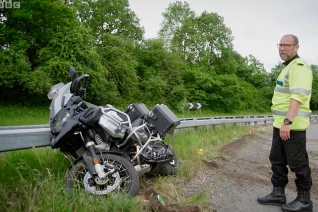Crash Detectives investigate bike crash at A40 accident blackspot