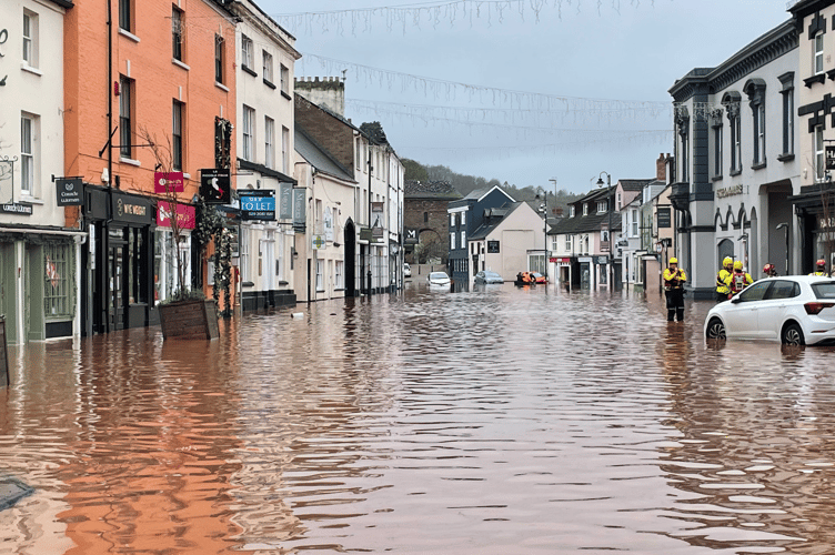 The aftermath of Storm Claudia