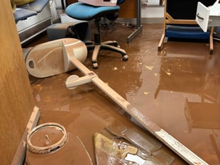 Flooded doctors surgery provides update as clean-up goes on