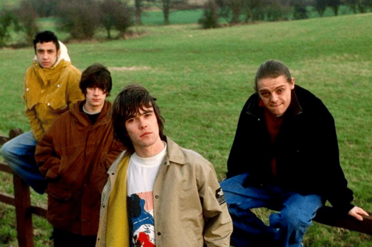 The band, with Mani right, were almost a permanent fixture in Monmouth in the early 1990s