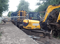 Digger on train which pulled down 133-year-old bridge loaded wrongly 