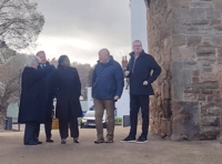 Kemi Badenoch visits Monmouth after floods