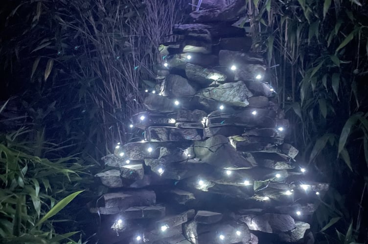 Stone Christmas tree