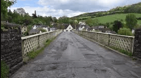 A466 closed at Brockweir Bridge due to fallen tree