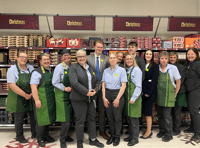 Waitrose welcomes customers again after Storm Claudia deluge