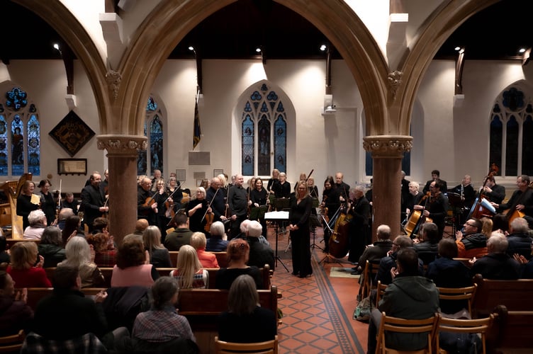 Royal Forest of Dean Orchestra with  guest conductor Caron de Burgh  (pic by Guillaume Nerzic)