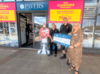 Pavers donates £2,000 to SARA