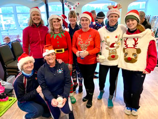 Yo-ho-row as festive paddlers race for plum puds