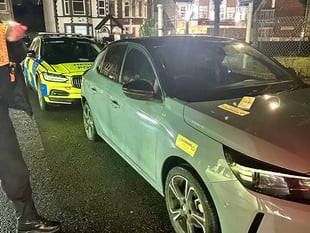 Wanted man held after car stopped by stinger