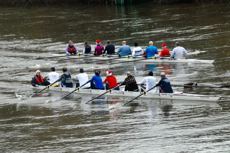 Close racing in the Monmouth RC plum puds