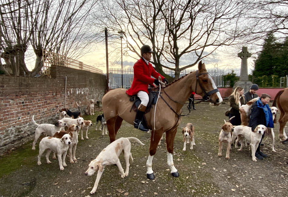Hunt calls for support as crowds turn out for New Year's Day ride