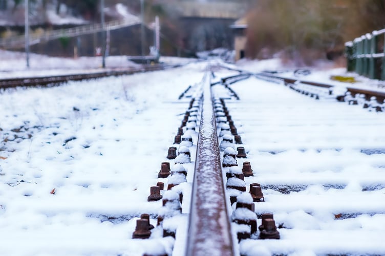 Snowy railway 