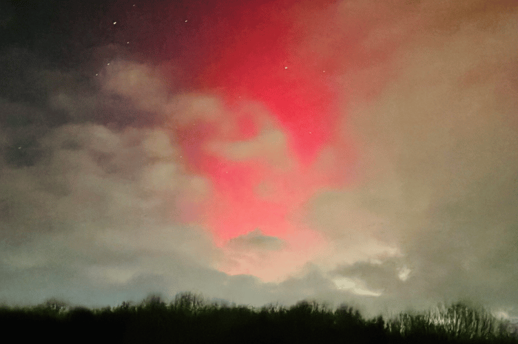 Aurora Borealis spotted in Wyesham