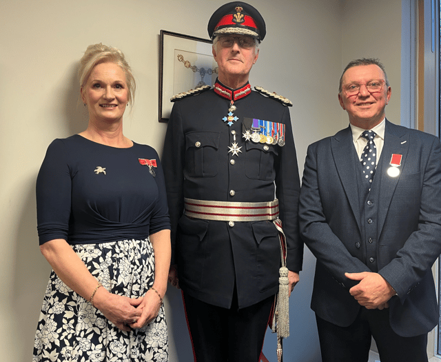 Couple honoured with British Empire Medals for son's legacy