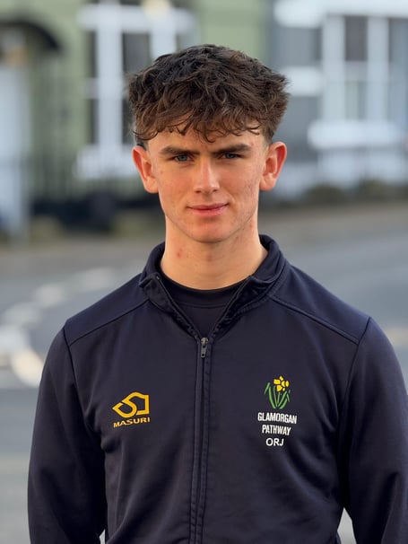 Osian Jones, 16, has been talent-spotted by Glamorgan CCC