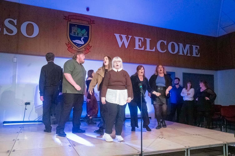 Emma Hewittin the School Musicals Medley.