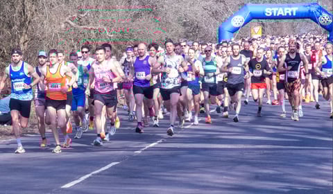 Perfect conditions for half marathon