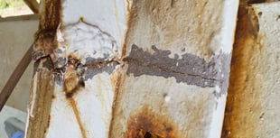 APRIL * Chepstow's Old Wye Bridge Closed