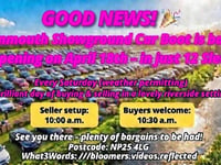 Monmouth showground car boot is back!