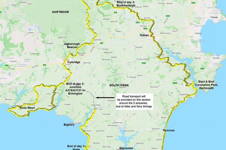 Alan's walk challenge