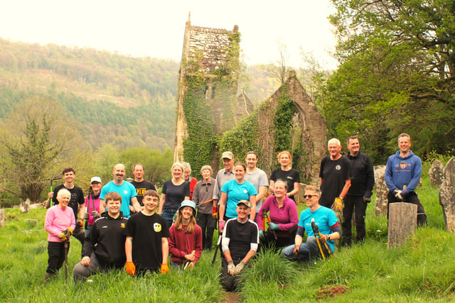 St Mary's church ruins in Tintern protected 