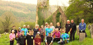 St Mary's church ruins in Tintern protected 
