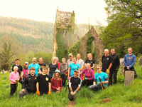 St Mary's church ruins in Tintern protected 