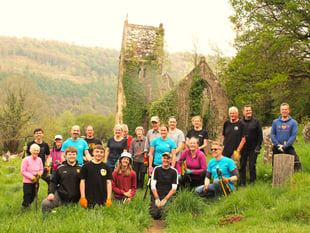 St Mary's church ruins in Tintern protected 