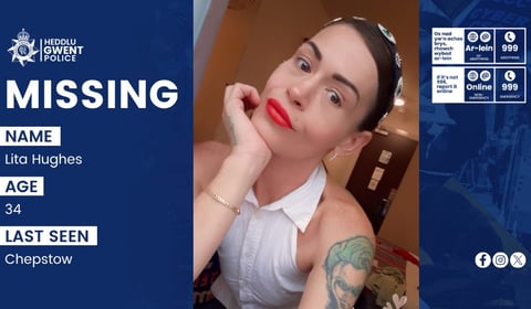 Appeal for missing woman from Chepstow