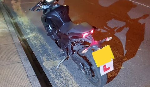 Motorcyclist charged on suspicion of drink-driving and no insurance