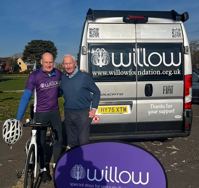 Cyclist's UK coast fundraiser helps Chepstow's Noah