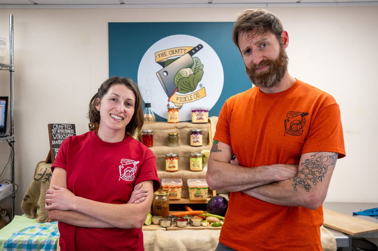 Madi Myers and partner Arthur Serini established Crafty Pickle after meeting at university. 