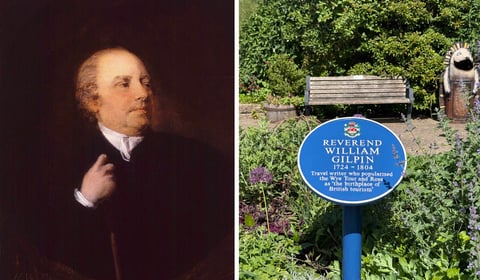 Wye Tour founder William Gilpin honoured with blue plaque