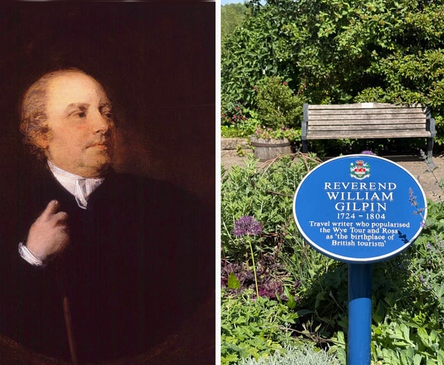 Wye Tour founder William Gilpin honoured with blue plaque