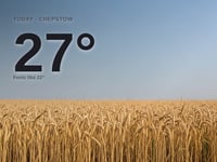 Chepstow: sunny day, high of 27°C